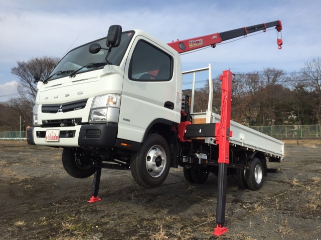 MITSUBISHI FUSO Canter Self Loader (With 4 Steps Of Cranes) TKG-FEB80 2015 486km