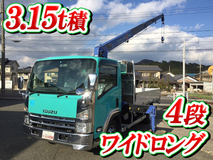 ISUZU Elf Truck (With 4 Steps Of Cranes) BDG-NPR85AR 2009 166,130km_1