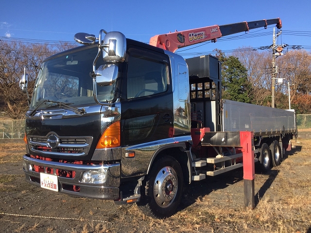 HINO Ranger Truck (With 4 Steps Of Unic Cranes) BDG-GK8JRWA 2008 532,646km