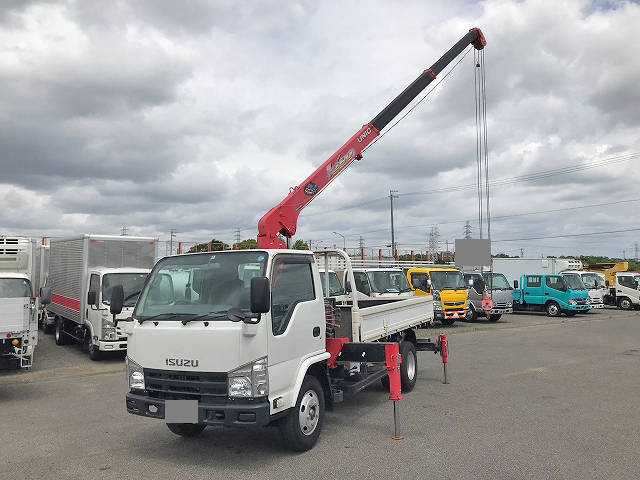 ISUZU Elf Truck (With 3 Steps Of Cranes) BKG-NKR85R 2011 24,063km