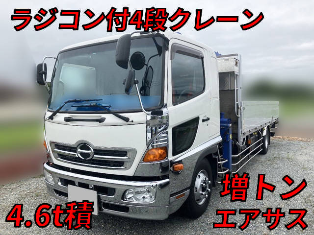 HINO Ranger Truck (With 4 Steps Of Cranes) TKG-GD7JLAG 2014 701,292km