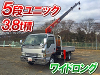 ISUZU Elf Truck (With 5 Steps Of Unic Cranes) KR-NPR72LR 2004 134,124km_1