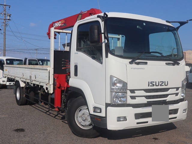 ISUZU Forward Truck (With 4 Steps Of Cranes) TKG-FRR90S1 2017 27,000km