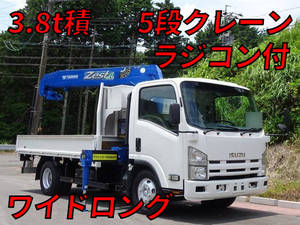 ISUZU Elf Truck (With 5 Steps Of Cranes) PKG-NPR75N 2008 438,000km_1