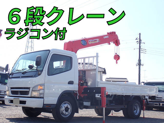 MITSUBISHI FUSO Canter Truck (With 6 Steps Of Cranes) PDG-FE83DY 2008 487,000km