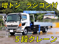 HINO Ranger Truck (With 5 Steps Of Cranes) QKG-FE7JPAA 2014 155,000km_1