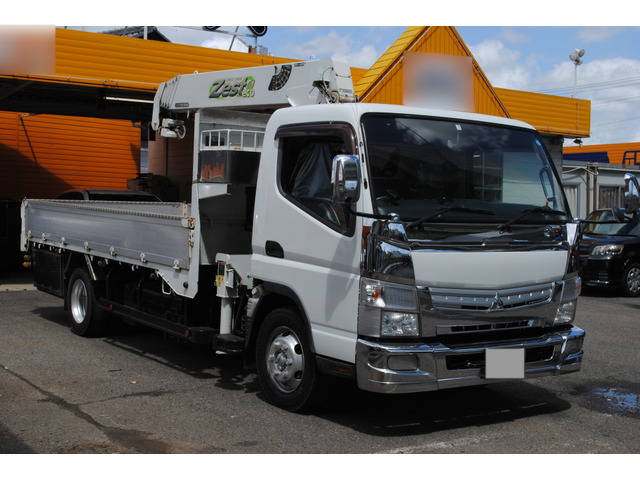 MITSUBISHI FUSO Canter Truck (With 5 Steps Of Cranes) TKG-FEB90 2015 446,000km