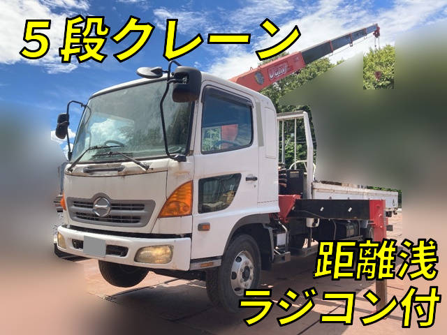 HINO Ranger Truck (With 5 Steps Of Cranes) ADG-FD7JLWA 2005 27,394km