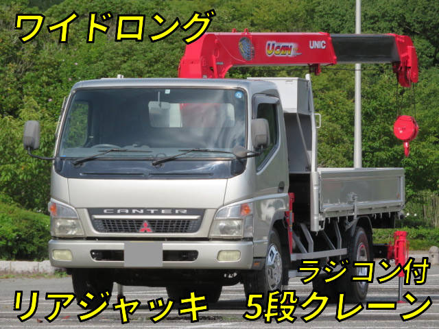 MITSUBISHI FUSO Canter Truck (With 5 Steps Of Cranes) PA-FE83DEY 2005 110,000km_1
