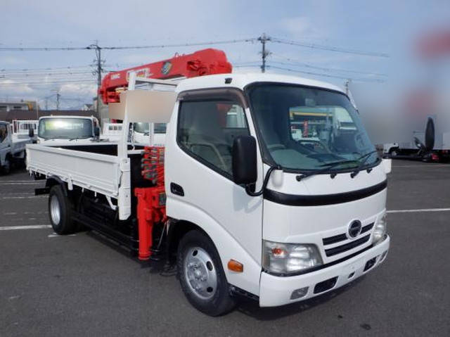 HINO Dutro Truck (With 3 Steps Of Cranes) BKG-XZU344M 2010 120,000km_1