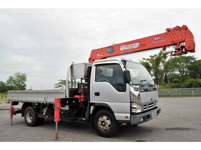 ISUZU Elf Truck (With 6 Steps Of Cranes) PA-NPR81R 2006 71,000km_1