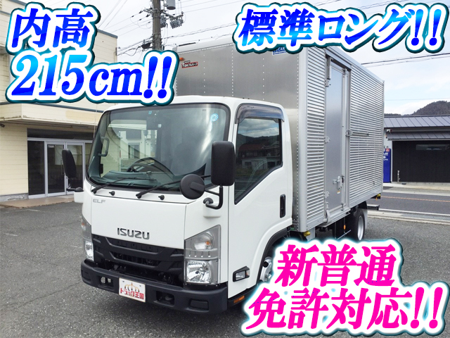 ISUZU Elf Aluminum Van TPG-NLR85AN 2015 5,250km