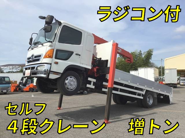 HINO Ranger Self Loader (With 4 Steps Of Cranes) BDG-FE7JLWA 2007 657,895km