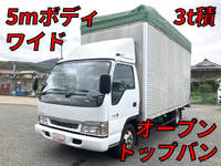 ISUZU Elf Open Top Van KR-NPR72PAV 2002 81,565km_1