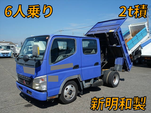 MITSUBISHI FUSO Canter Double Cab Dump PA-FE71BBD 2006 212,500km