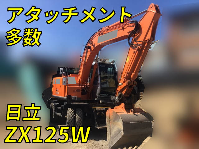 Japanese Used HITACHIOthers Wheel Excavator ZX125W for Sale 