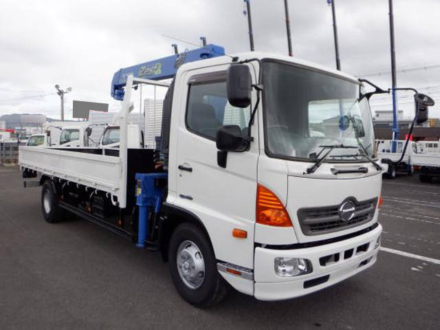 HINO Ranger Truck (With 4 Steps Of Cranes) TKG-FC9JKAA 2013 79,032km