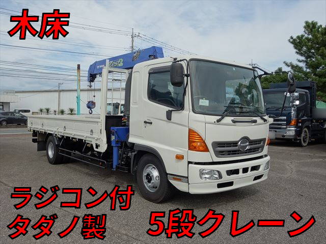 HINO Ranger Truck (With 5 Steps Of Cranes) TKG-FD9JLAA 2017 337,500km