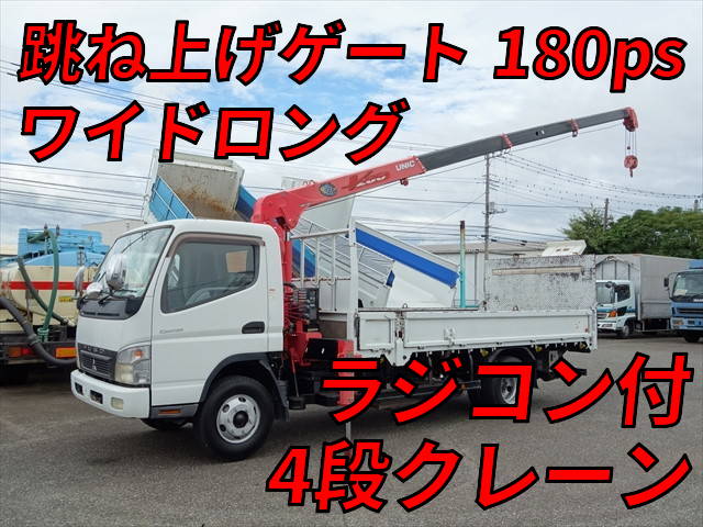 MITSUBISHI FUSO Canter Truck (With 4 Steps Of Cranes) PDG-FE83DN 2008 186,000km