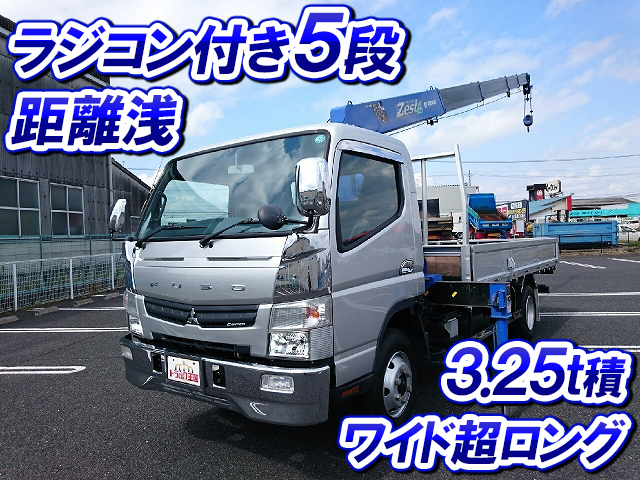 MITSUBISHI FUSO Canter Truck (With 5 Steps Of Cranes) TKG-FEB80 2013 34,324km