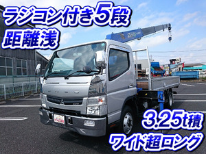 MITSUBISHI FUSO Canter Truck (With 5 Steps Of Cranes) TKG-FEB80 2013 34,324km_1