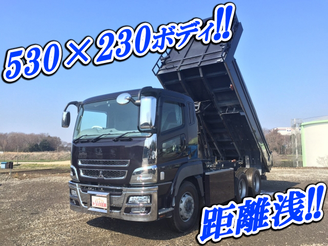 MITSUBISHI FUSO Super Great Dump QKG-FV50VX 2014 134,242km