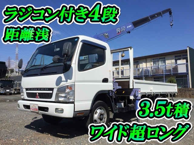 MITSUBISHI FUSO Canter Truck (With 4 Steps Of Cranes) PA-FE83DGY 2006 12,259km