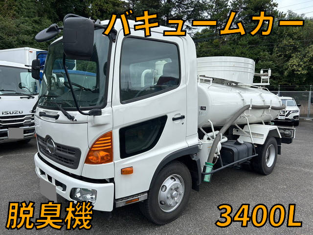 HINO Ranger Vacuum Truck TKG-FC9JCAA 2014 144,353km