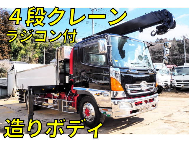 HINO Ranger Truck (With 4 Steps Of Cranes) BDG-FE7JKWA 2007 142,000km