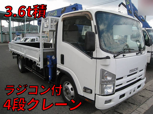 ISUZU Elf Truck (With 4 Steps Of Cranes) TKG-NPR85Y 2014 178,000km