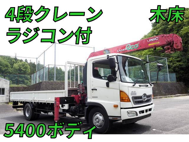 HINO Ranger Truck (With 4 Steps Of Cranes) TKG-FC9JKAP 2012 139,000km