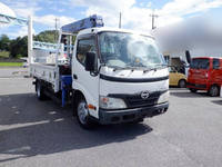 HINO Dutro Truck (With 3 Steps Of Cranes) BKG-XZU344M 2010 -_3