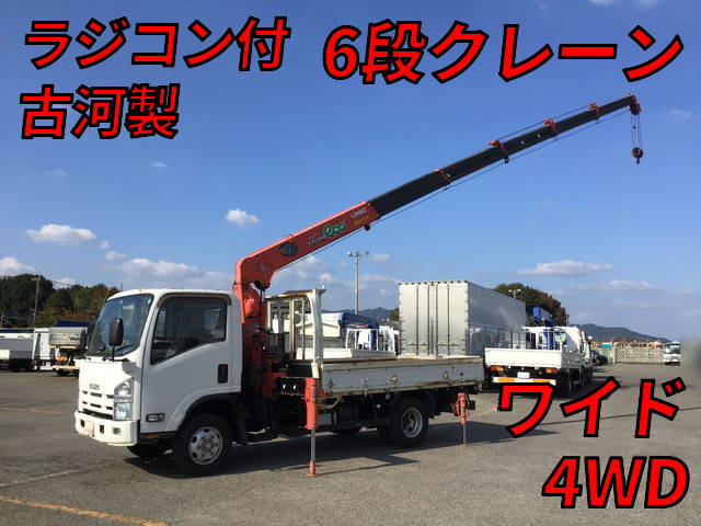 ISUZU Elf Truck (With 6 Steps Of Cranes) TDG-NPS85AR 2013 104,832km