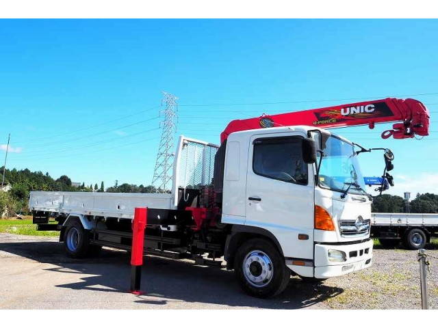 HINO Ranger Truck (With 4 Steps Of Cranes) KS-FE7JLFA 2005 425,751km