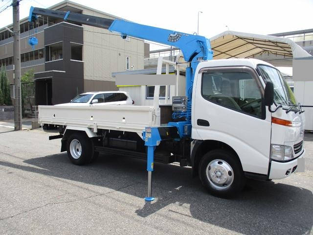 HINO Dutro Truck (With 3 Steps Of Cranes) KK-XZU341M 2000 179,000km_1