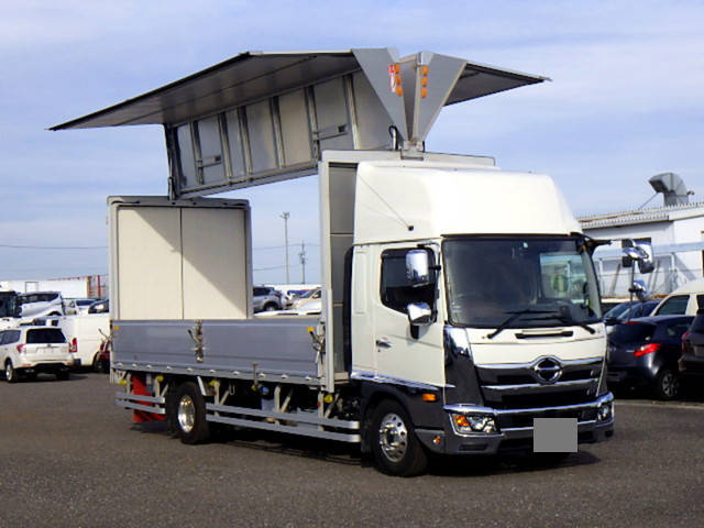 HINO Ranger Aluminum Wing 2PG-FD2ABG 2022 64,000km