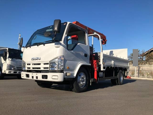 ISUZU Elf Truck (With 3 Steps Of Cranes) BKG-MKR85R 2010 209,000km_1