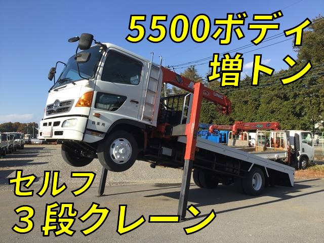 HINO Ranger Self Loader (With 3 Steps Of Cranes) KL-FE1JLEA 2002 363,497km