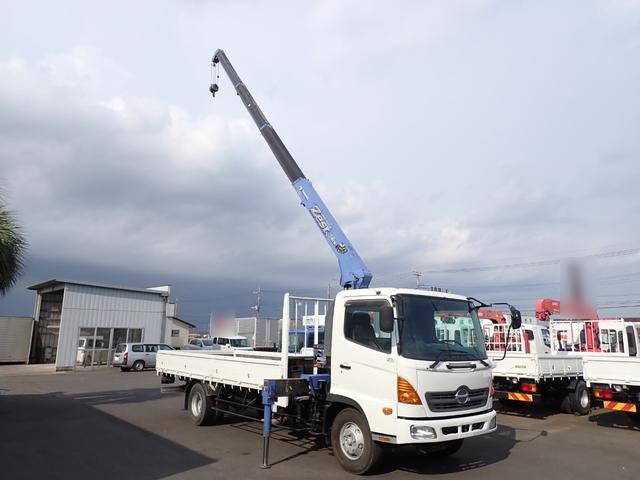 HINO Ranger Truck (With 4 Steps Of Cranes) BKG-FC7JKYA 2011 122,000km_1