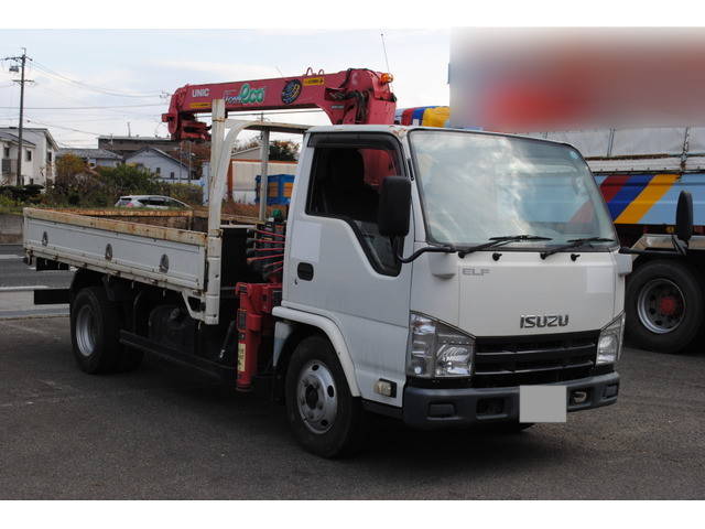 ISUZU Elf Truck (With 3 Steps Of Cranes) TKG-NKR85R 2013 61,000km_1