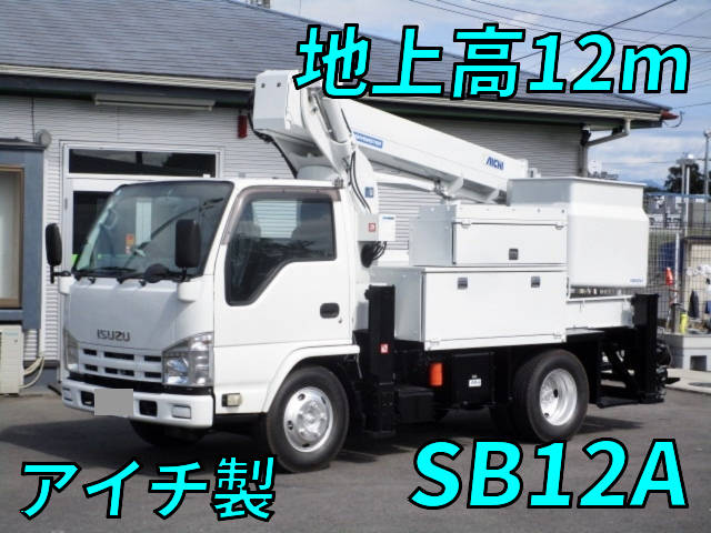 ISUZU Elf Cherry Picker TKG-NKR85N 2013 106,000km_1