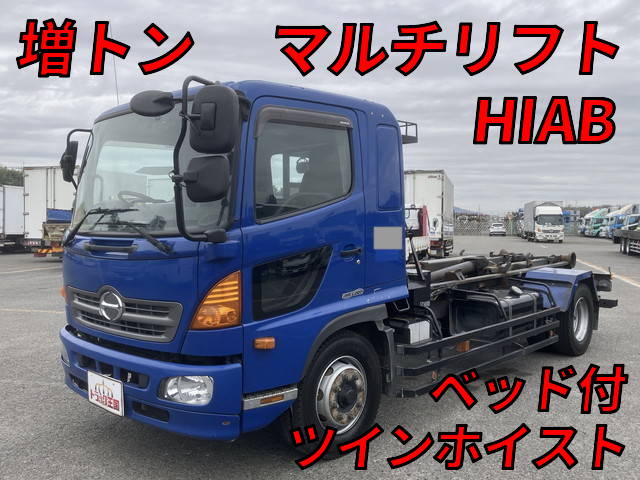 HINO Ranger Container Carrier Truck QKG-FE7JJAA 2013 358,111km