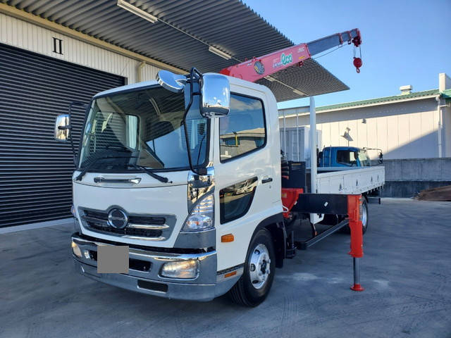 HINO Ranger Truck (With 4 Steps Of Cranes) BKG-FC7JKYA 2011 47,100km_1