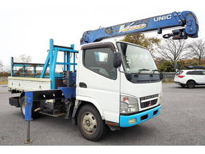MITSUBISHI FUSO Canter Truck (With 3 Steps Of Cranes) PA-FE73DCY 2006 148,000km_1