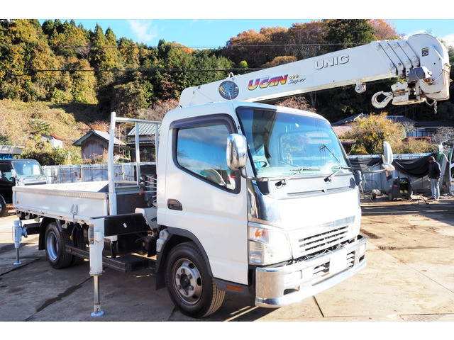 MITSUBISHI FUSO Canter Truck (With 5 Steps Of Cranes) PDG-FE82D 2007 165,000km