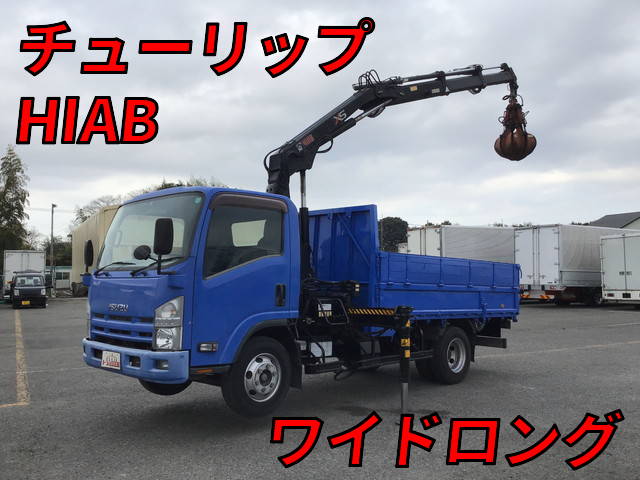 ISUZU Elf Hiab Crane PKG-NPR75N 2011 69,702km