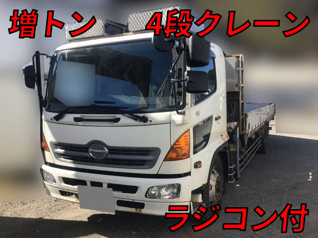 HINO Ranger Truck (With 4 Steps Of Cranes) ADG-FG8JPWA 2006 671,047km