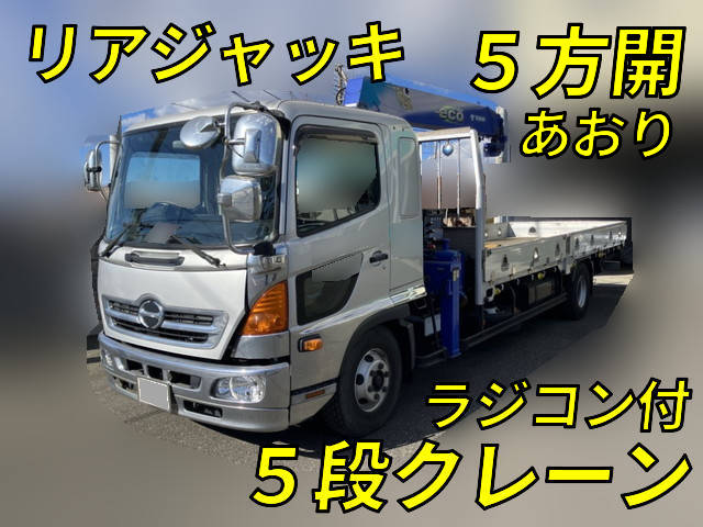 HINO Ranger Truck (With 5 Steps Of Cranes) TKG-FD7JMAA 2013 102,106km