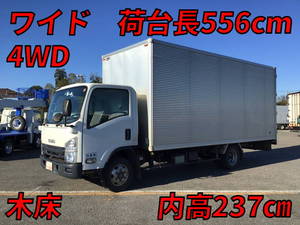 ISUZU Elf Aluminum Van TKG-NPS85AN 2015 335,048km_1