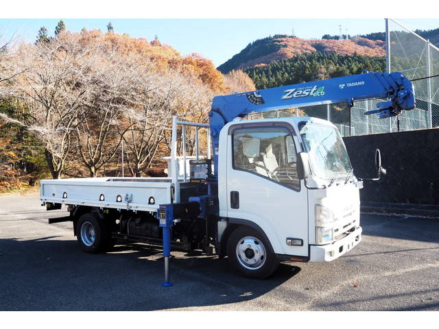 ISUZU Elf Truck (With 4 Steps Of Cranes) TKG-NMR85AR 2013 176,556km